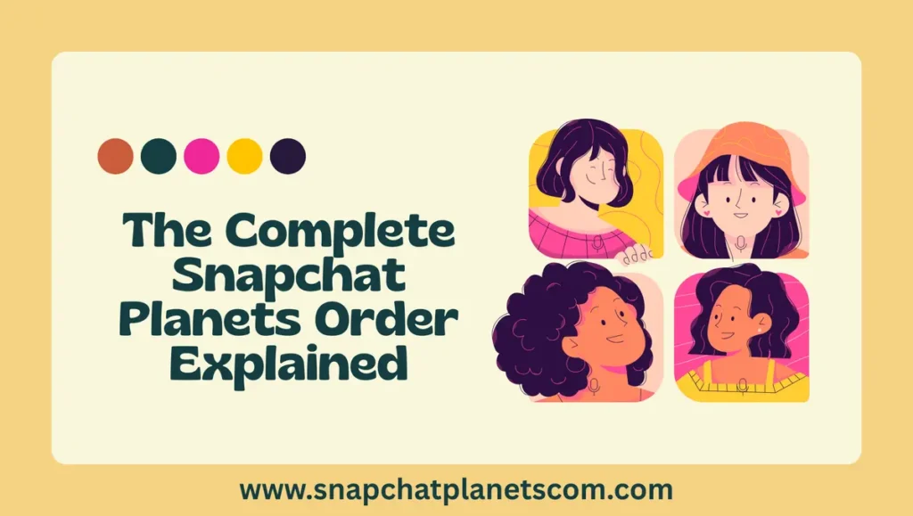 Complete Snapchat Planets Order Explained